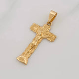 Dije Cruz Cristo 1.8g / 1 1/4 in Oro Amarillo 18K