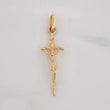Dije Cruz Cristo 1.4g / 1 1/4 in Oro Amarillo 18K