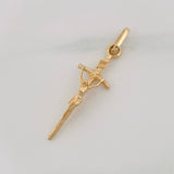 Dije Cruz Cristo 1.4g / 1 1/4 in Oro Amarillo 18K