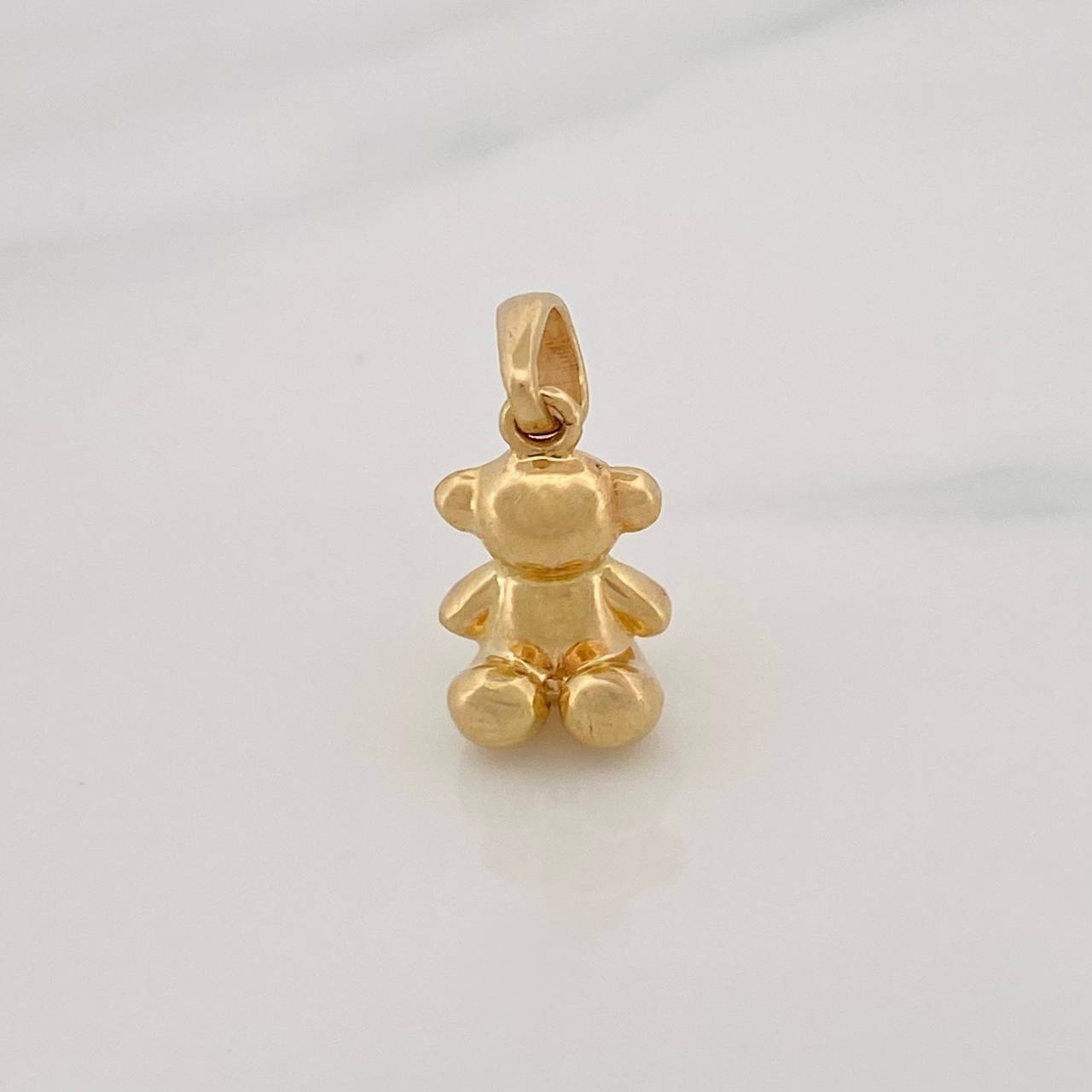 Dije Oso 2.05g / 1/2 in Oro Amarillo 18K