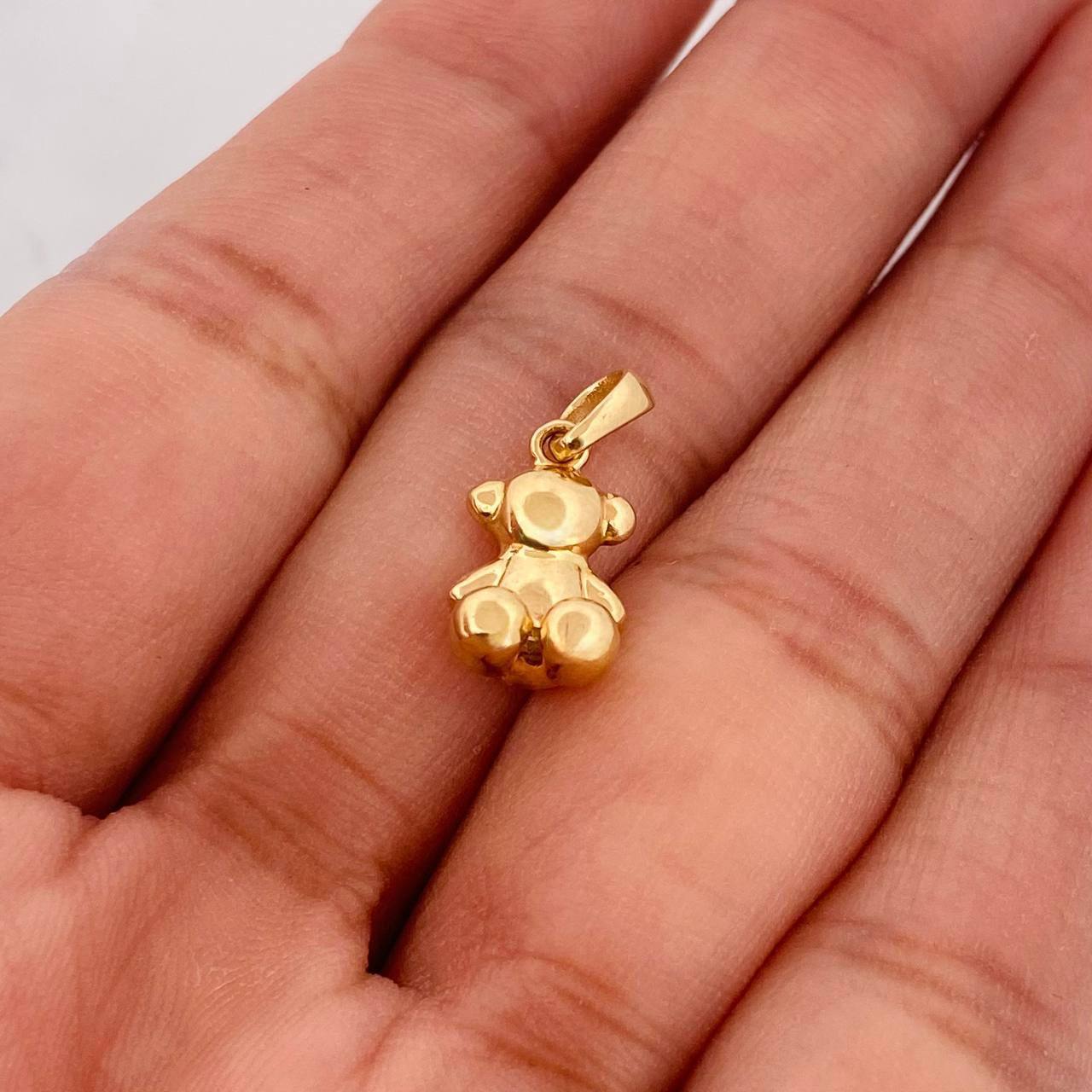 Dije Oso 2.05g / 1/2 in Oro Amarillo 18K