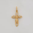 Dije Cruz Cristo 1g / 1 in Oro Amarillo 18K
