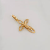 Dije Cruz Cristo 1g / 1 in Oro Amarillo 18K