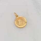 Pendant Sacred Heart of Jesus 1.3g / 1 in Yellow Gold 18K