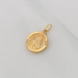 Pendant Sacred Heart of Jesus 1.3g / 1 in Yellow Gold 18K