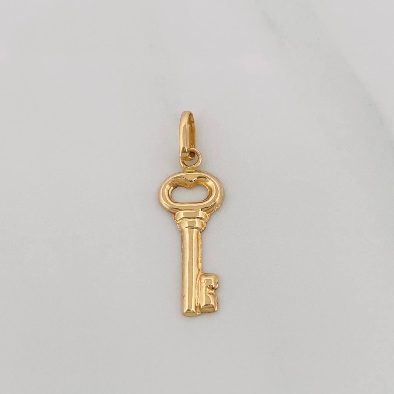 Pendant Key 0.5g / 1 in Yellow Gold 18K