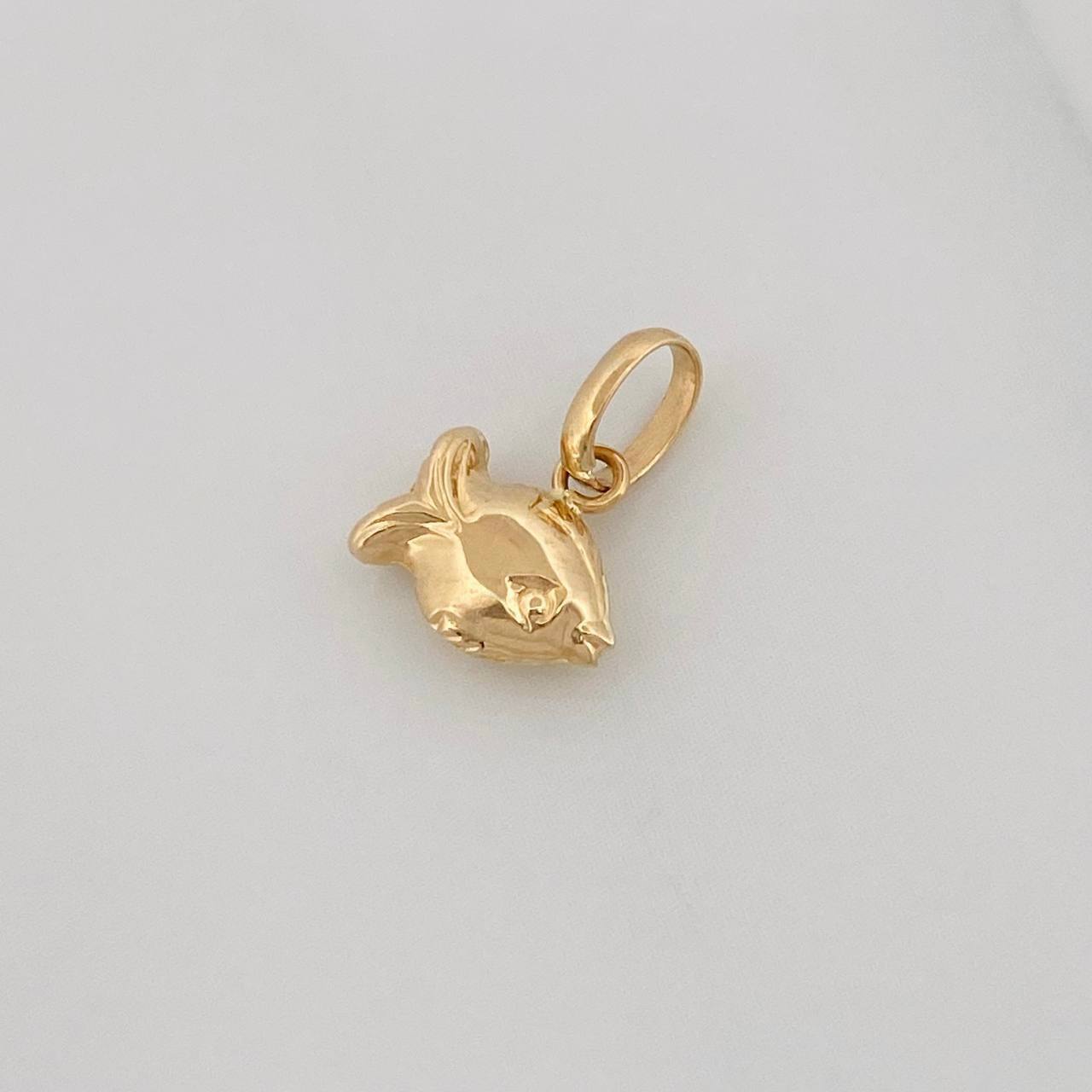 Pendant Fish 0.35g / 1/2 in 18K Yellow Gold
