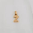 Dije Letra Z 0.6g / 1/2 in Oro Amarillo 18K