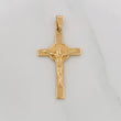 Dije Cruz Cristo 3.4g / 1 1/2 in Oro Amarillo 18K