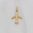 Pendant Airplane 0.9g / 3/4 in 18K Yellow Gold