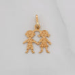Dije Pareja 0.8g / 3/4 in Oro Amarillo 18K