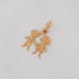 Dije Pareja 0.8g / 3/4 in Oro Amarillo 18K