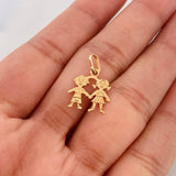 Dije Pareja 0.8g / 3/4 in Oro Amarillo 18K