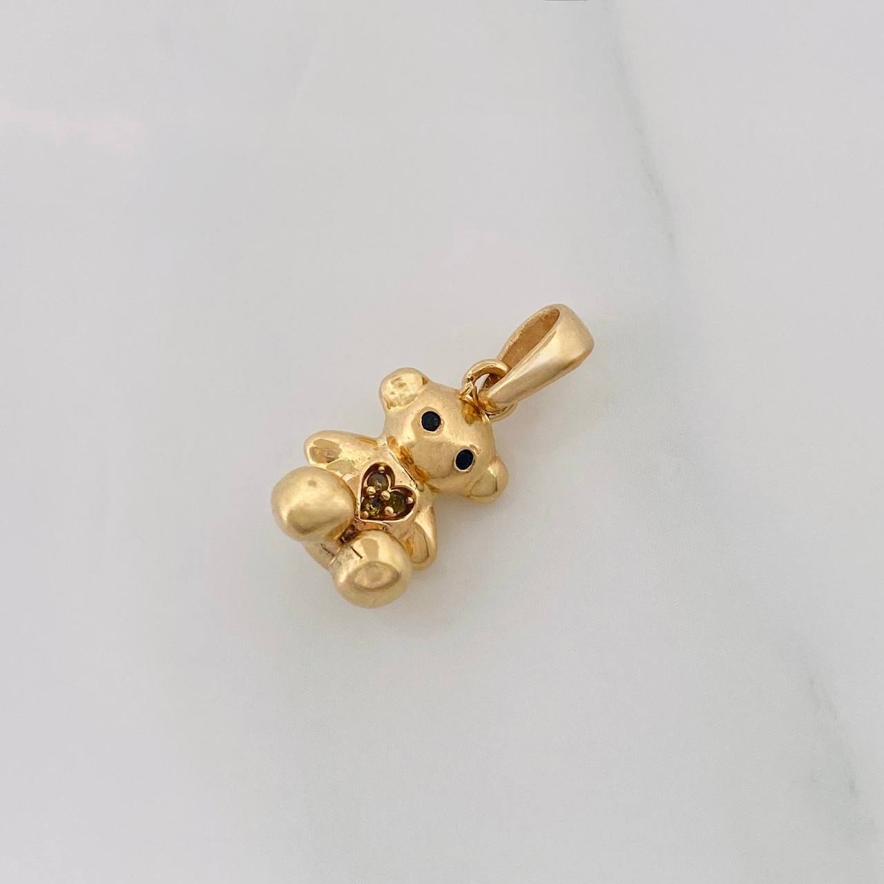 Pendant Bear 2.2g / 3/4 in 18K Yellow Gold