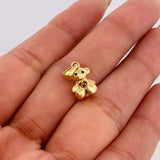 Pendant Bear 2.2g / 3/4 in 18K Yellow Gold