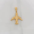 Dije Avión 1.7g / 1 1/2 in Oro Amarillo 18K