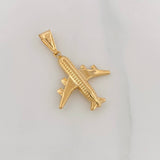 Dije Avión 1.7g / 1 1/2 in Oro Amarillo 18K