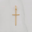 Dije Cruz 0.6g / 1 1/4 in Oro Amarillo 18K