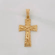 Dije Cruz Cristo 2.85g / 1 1/2 in Oro Amarillo 18K