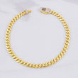 Pulso Cubana Infinito 7.05g / 8 in / 4.8mm Oro Amarillo 18K