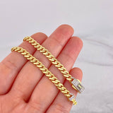 Pulso Cubana Infinito 7.05g / 8 in / 4.8mm Oro Amarillo 18K