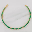Pulso Tennis 6.2g / 7 in / 2.5mm Oro Amarillo 18K