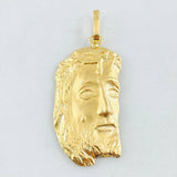 Pendant Jesus Face 3.55gr / 1 3/4 in / 18K Gold