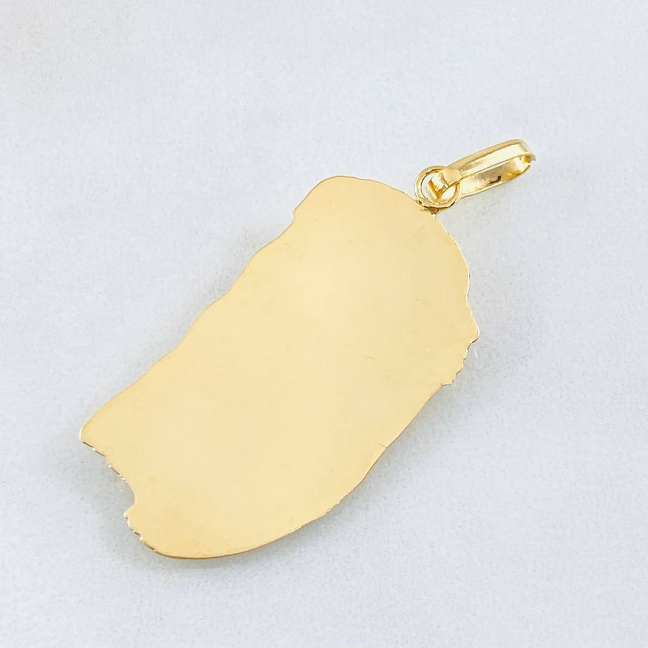 Pendant Jesus Face 3.5gr / 1 3/4 in / 18K Gold