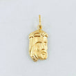 Pendant Jesus Face 0.85gr / 1 in / 18K Yellow Gold