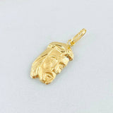 Pendant Jesus Face 0.85gr / 1 in / 18K Yellow Gold
