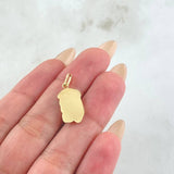 Dije Rostro Cristo 0.8gr / 1 in / Oro Amarillo 18K