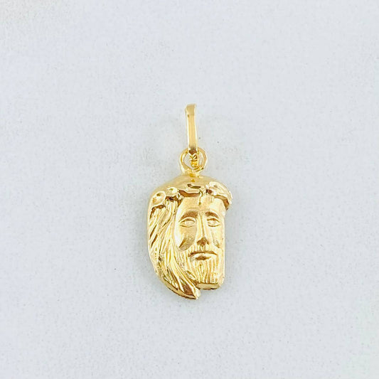 Pendant Jesus Face 0.55gr / 3/4 in / 18K Gold