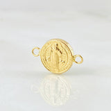Herraje San Benito 0.5gr / 3/4 in / Oro Amarillo 18K *