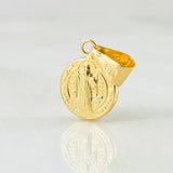 San Benito Pendant 0.6gr / 0.8in / 18K Gold