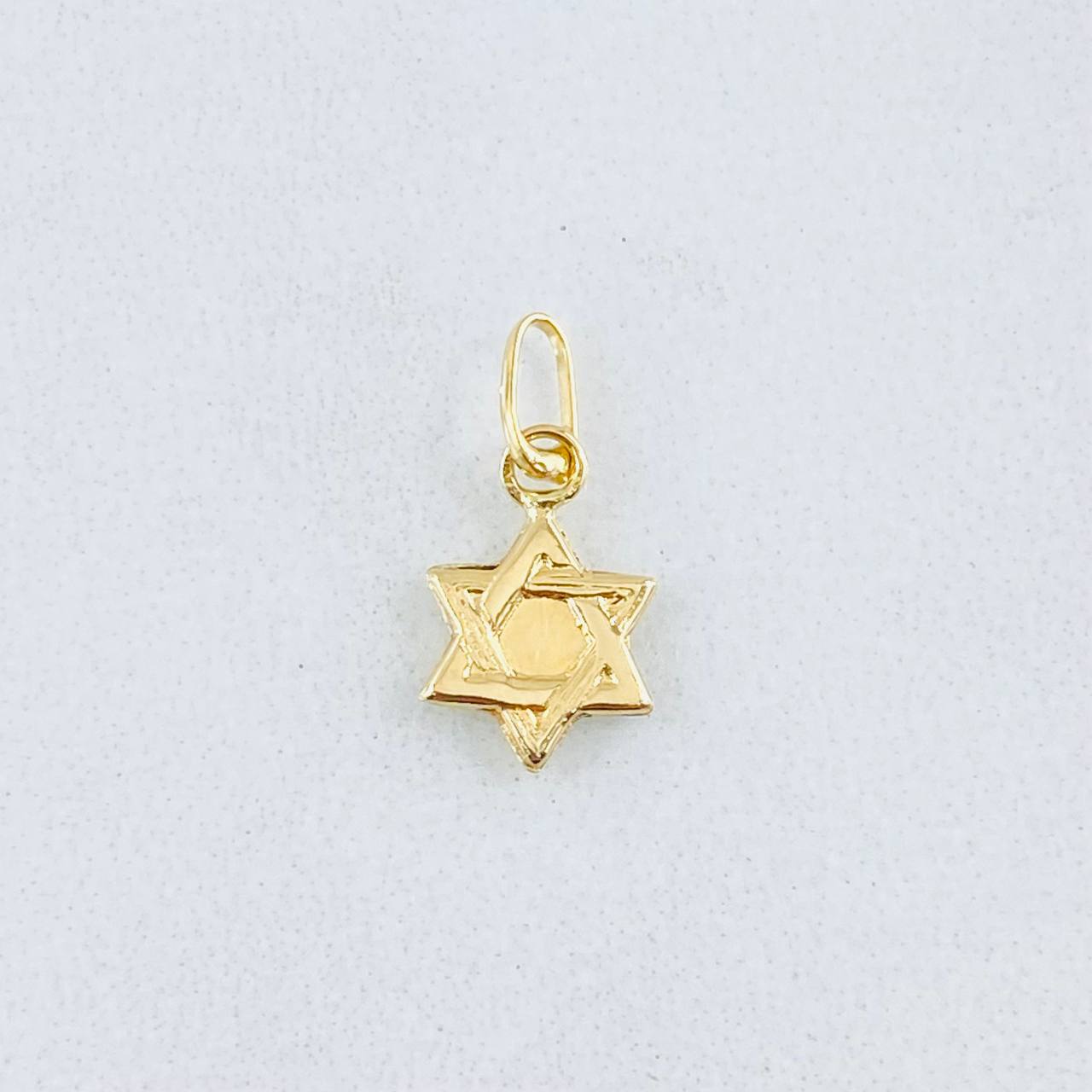 Pendant Star of David 0.2 g / 3/4 in Yellow Gold 18K