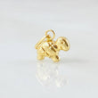 Dije Tortuga 0.3gr / 1/2 in / Oro Amarillo 18K