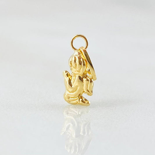 Pendant Angel 0.2gr / 1/2 in / 18K Gold