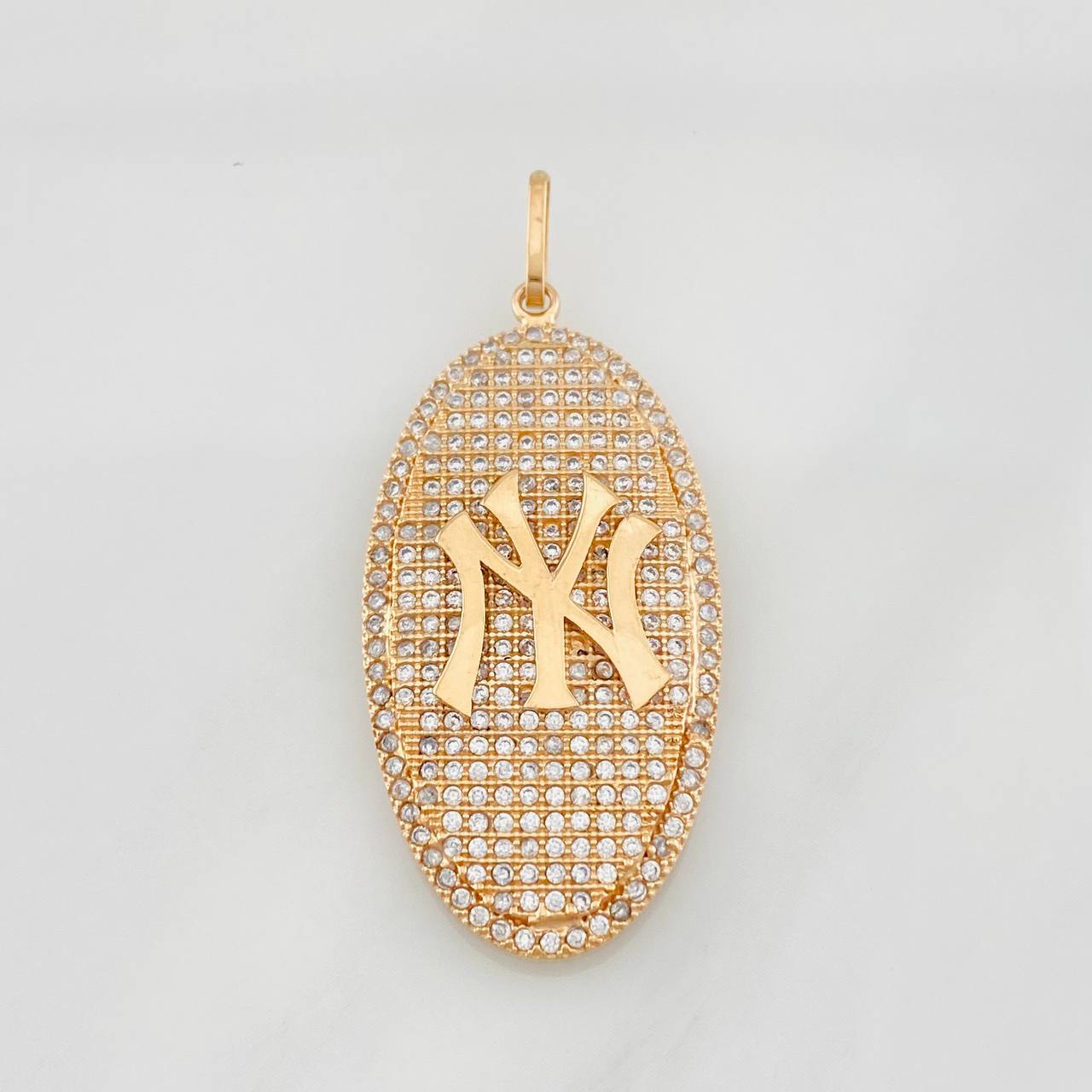 Pendant Oval Ny 5.8g / 1 3/4 in Rose Gold 18K