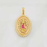 Pendant Virgin of Guadalupe 4.3g / 1 1/4 in Yellow Gold 18K