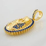 Virgin Mary Pendant 6.5g / 1 1/4 in Yellow Gold 18K