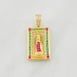Pendant Virgin of Guadalupe 4.3g / 1 1/4 in Yellow Gold 18K