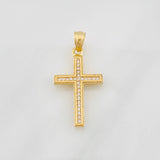 Pendant Cross 2.2g / 1 1/4 in Yellow Gold 18K