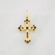 Pendant Cross 1.35g / 1 in Yellow Gold 18K