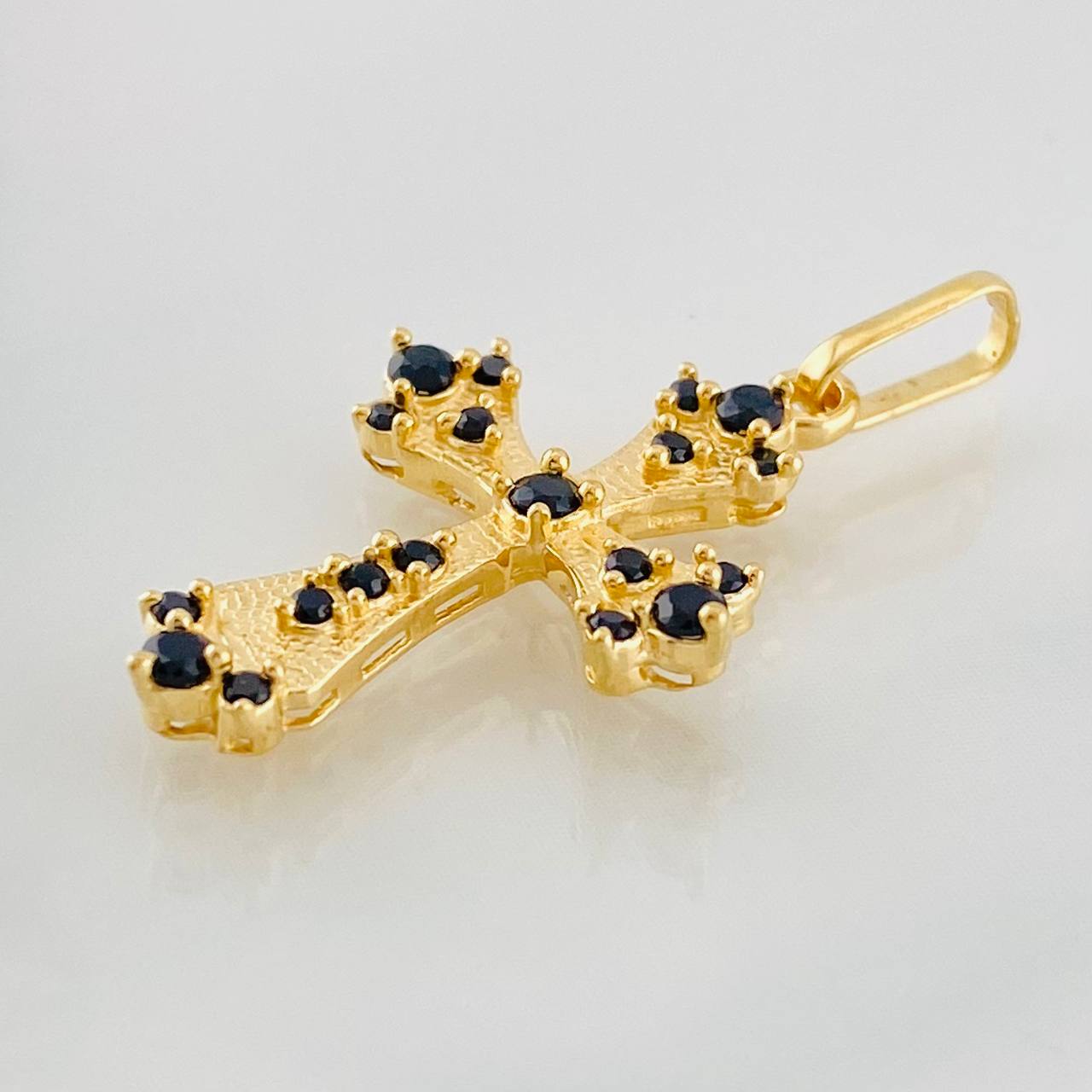 Pendant Cross 1.35g / 1 in Yellow Gold 18K