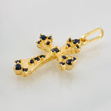 Pendant Cross 1.35g / 1 in Yellow Gold 18K