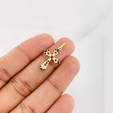 Pendant Cross 1.35g / 1 in Yellow Gold 18K