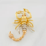 Scorpion Pendant 7.85g / 1 1/2 in Three Golds 18K