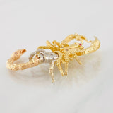 Scorpion Pendant 7.85g / 1 1/2 in Three Golds 18K