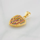 Pendant Map Colombia 2.65g / 1 in Yellow Gold 18K