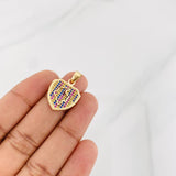 Pendant Map Colombia 2.65g / 1 in Yellow Gold 18K